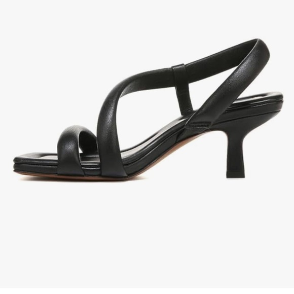 Black Strappy Heeled Sandals - Picture 2 of 4